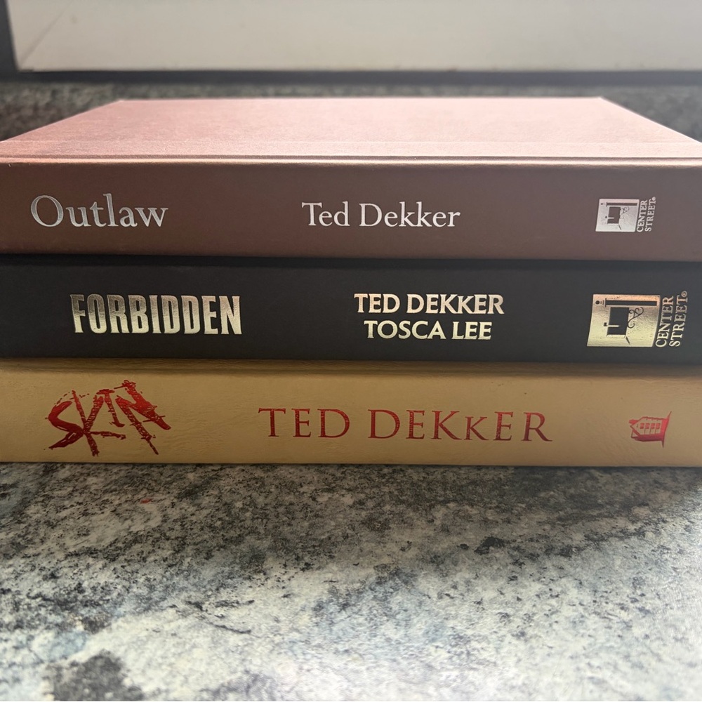 Ted Dekker Book Set - Brown, Black, Gold